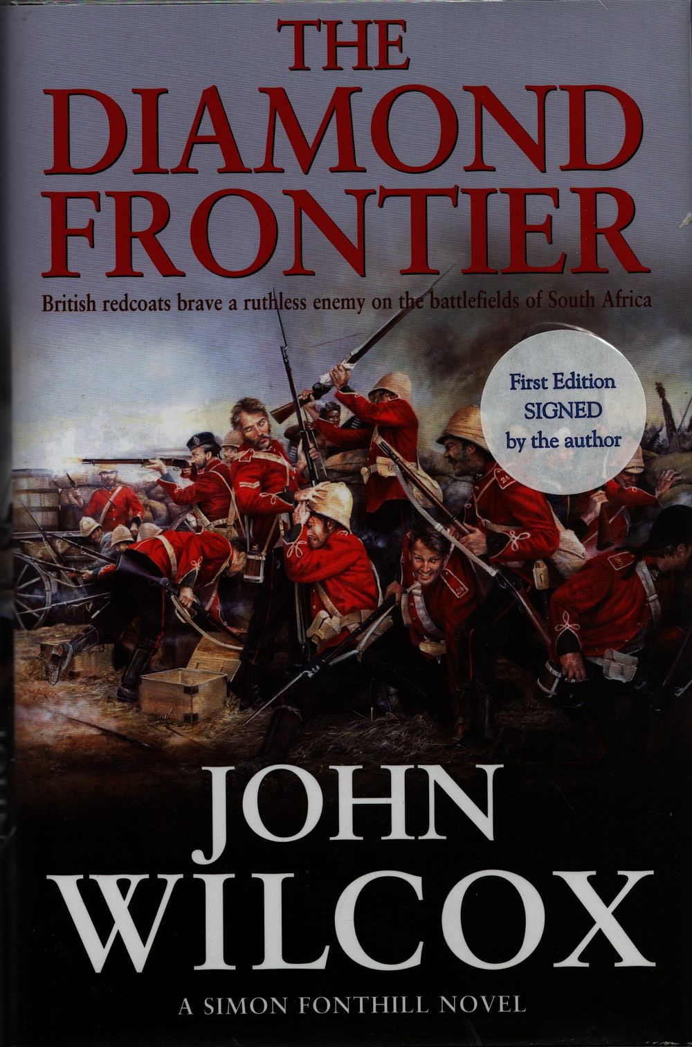 Lot 489: John Wilcox signed hardback Book Jacket Sleeve, Title...