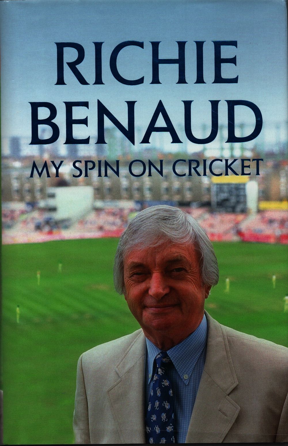 Lot 492: Richie Benaud signed hardback Book, Title 'My Spin...