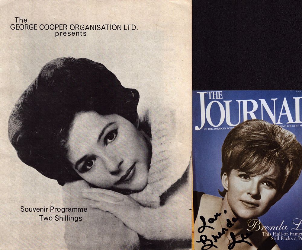 Lot 563: Brenda Lee signed 6x4 inch colour photo and...