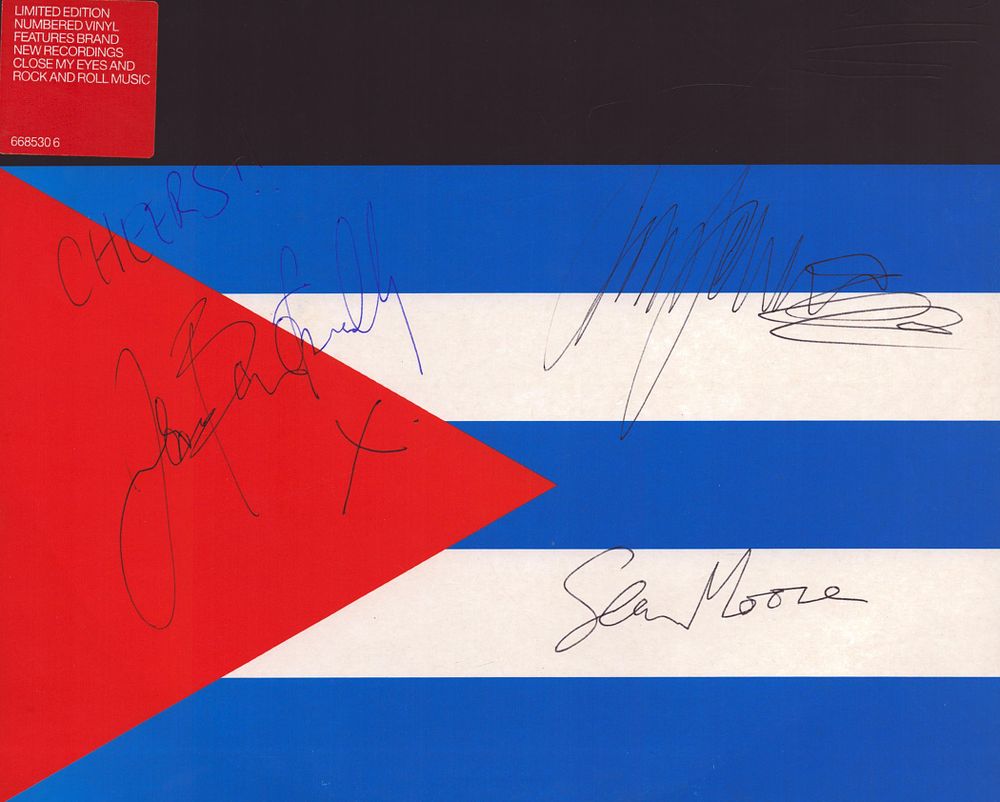 Lot 567: Manic Street Preachers multi signed The Masses against...