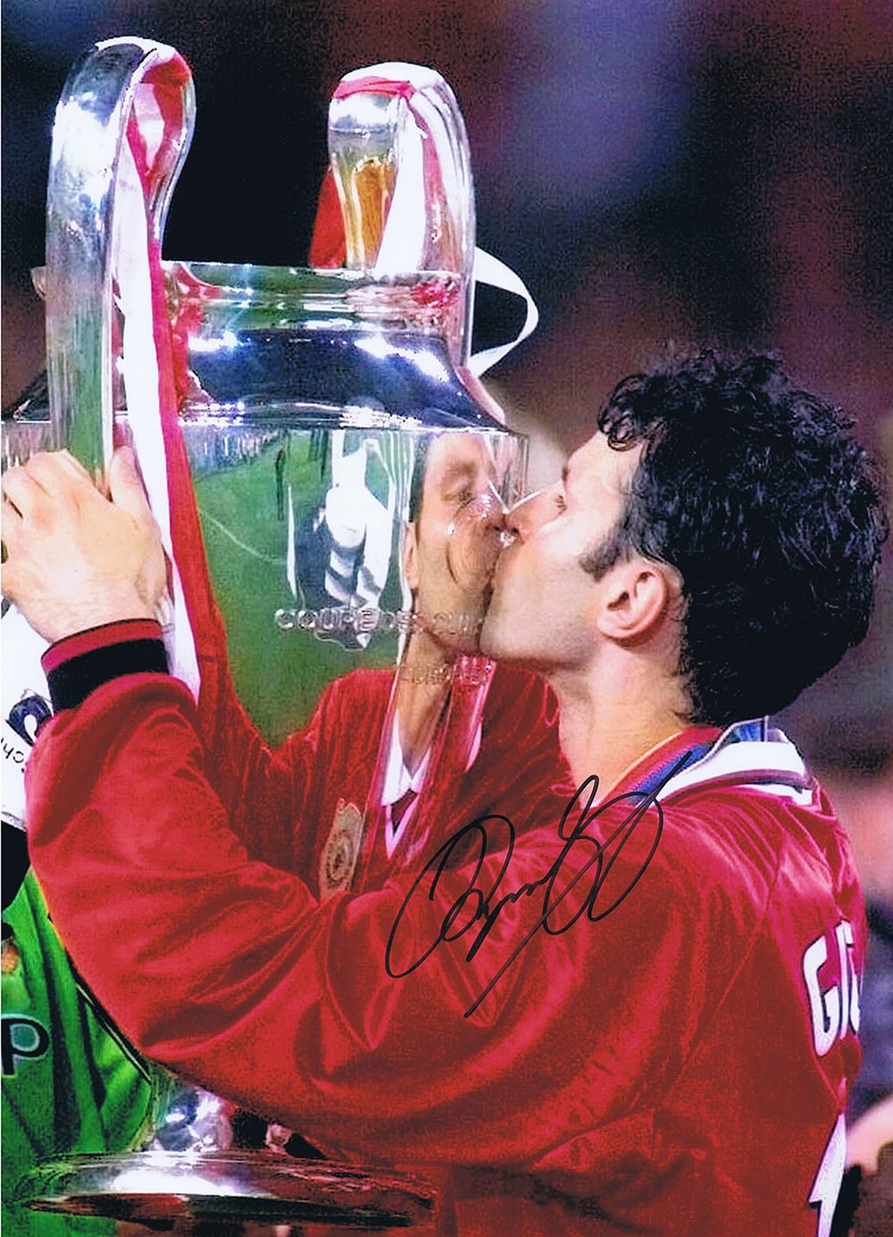 Lot 603: Autographed RYAN GIGGS 1999 16 x 12 Photo...