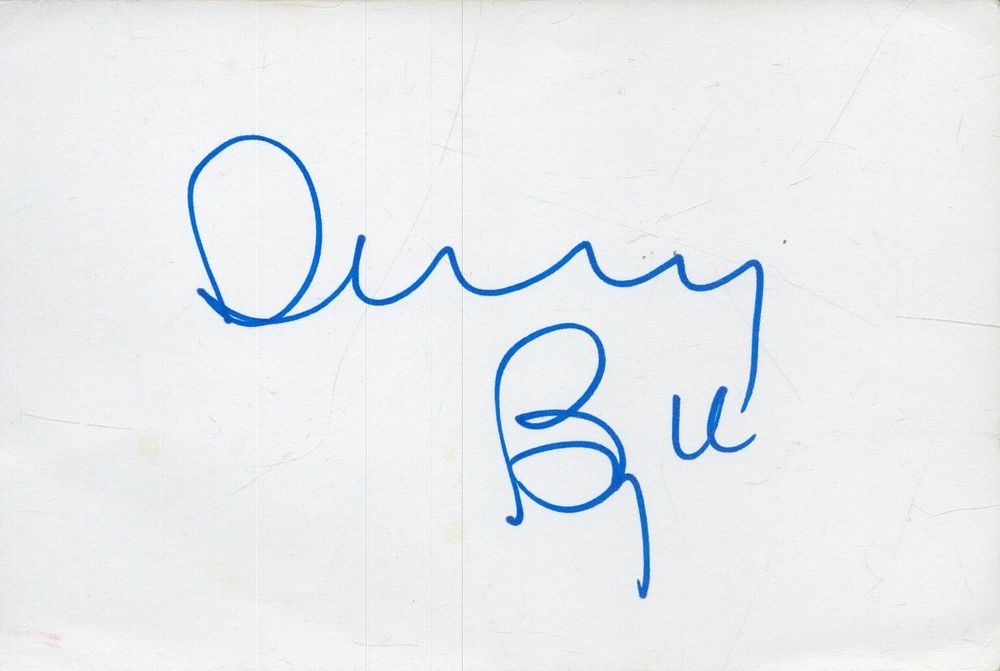 Lot 626: Danny Boyle signed white card 6x4 inch approx....