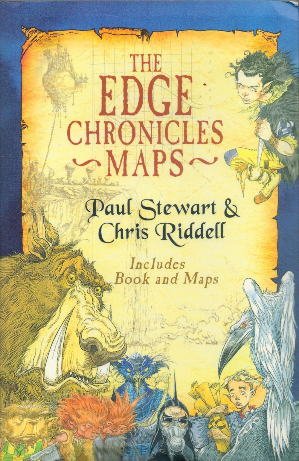 Lot 628: Chris Riddell signed 'The Edge Chronicles: Maps' book...