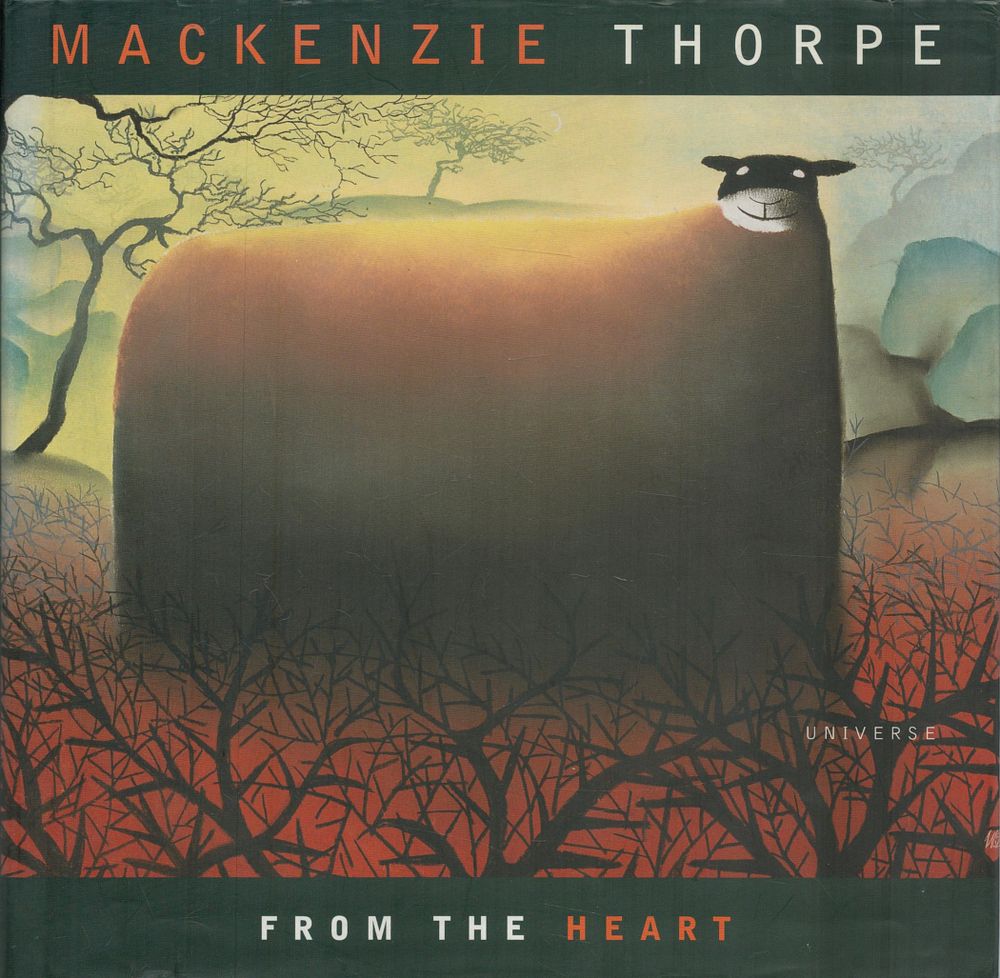 Lot 631: Mackenzie Thorpe signed hardback book titled Mackenzie Thorpe:...