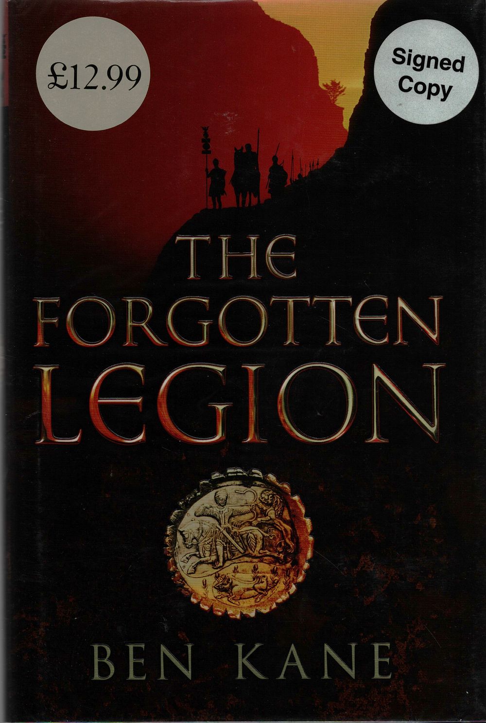 Lot 686: Ben Kane signed hardback Book Dust Jacket Sleeve,...
