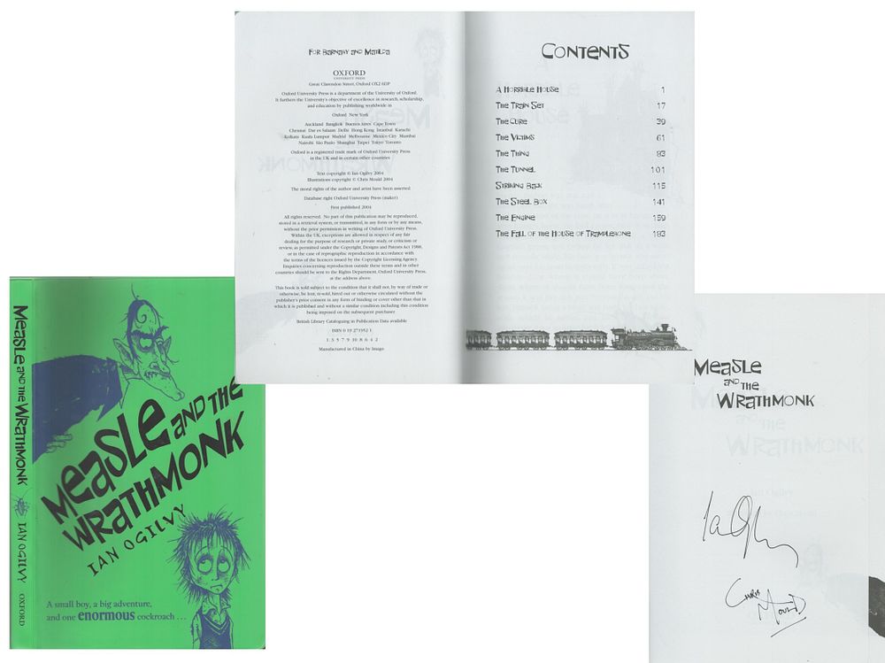Lot 692: Multi signed Ian Ogilvy and Chris Mould paperback,...