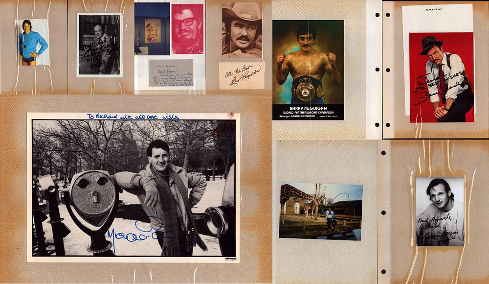 Lot 13: Entertainment collection/sport of approx 5 signed and printed...