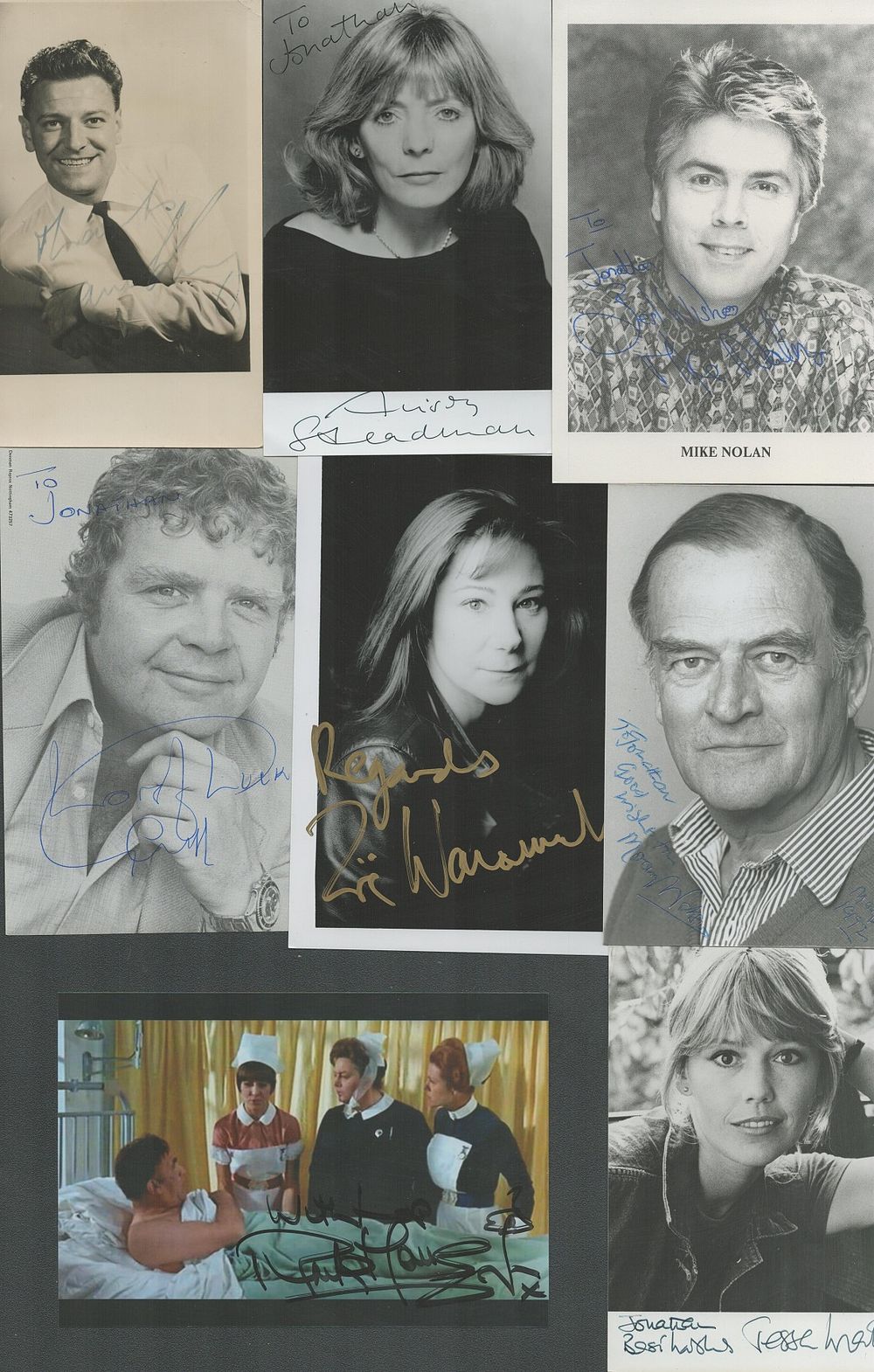 Lot 20: Entertainment collection 8 assorted signed photos includes great...