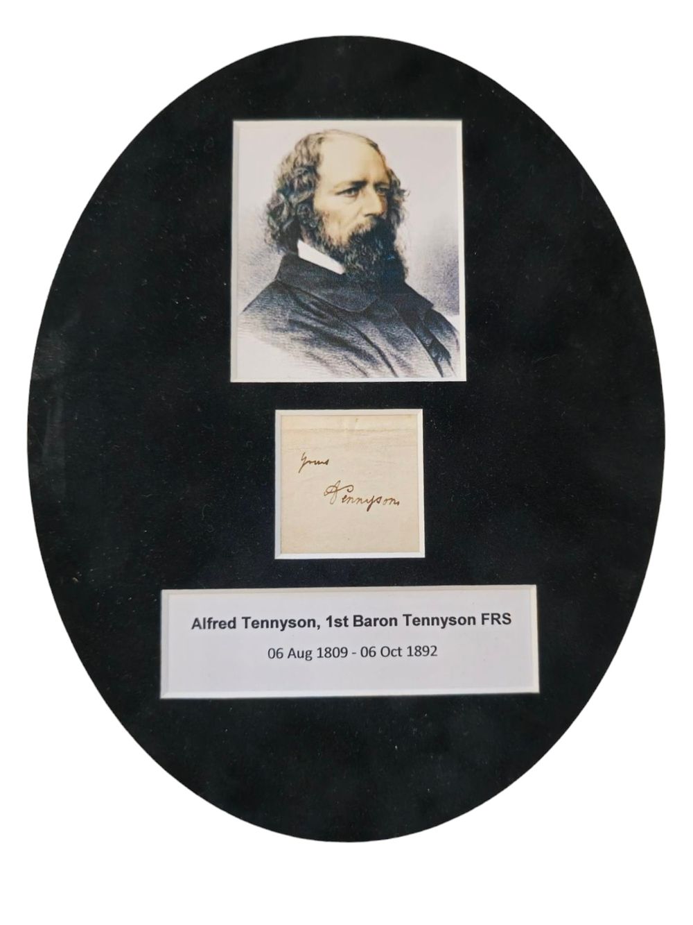Lot 50: Alfred Tennyson - 1st Baron Tennyson FRS small...