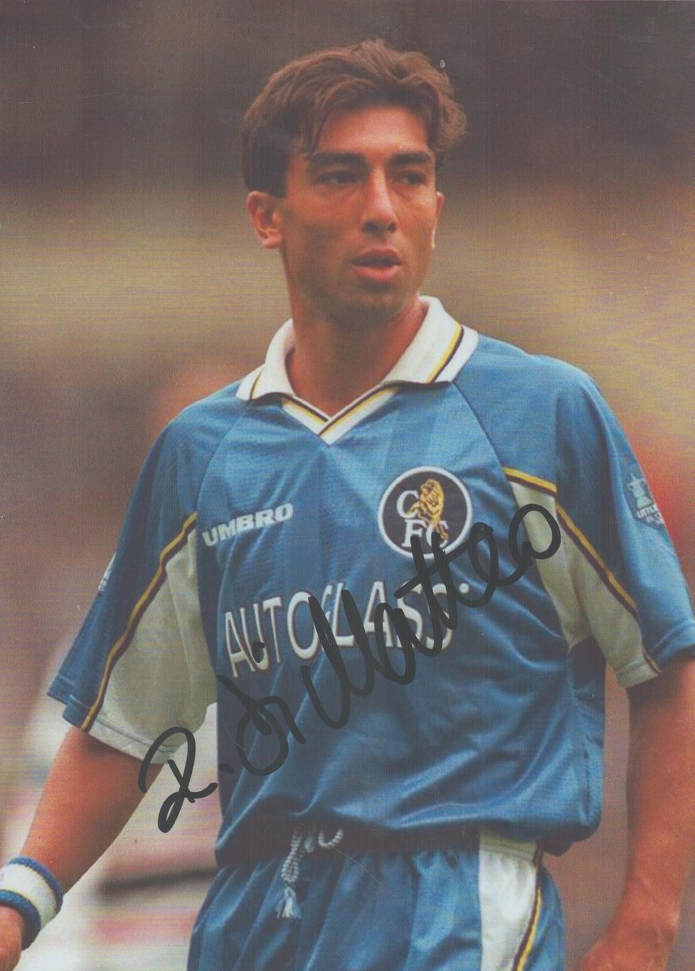 Lot 59: Roberto Di Matteo signed 7x5 inch colour photo...