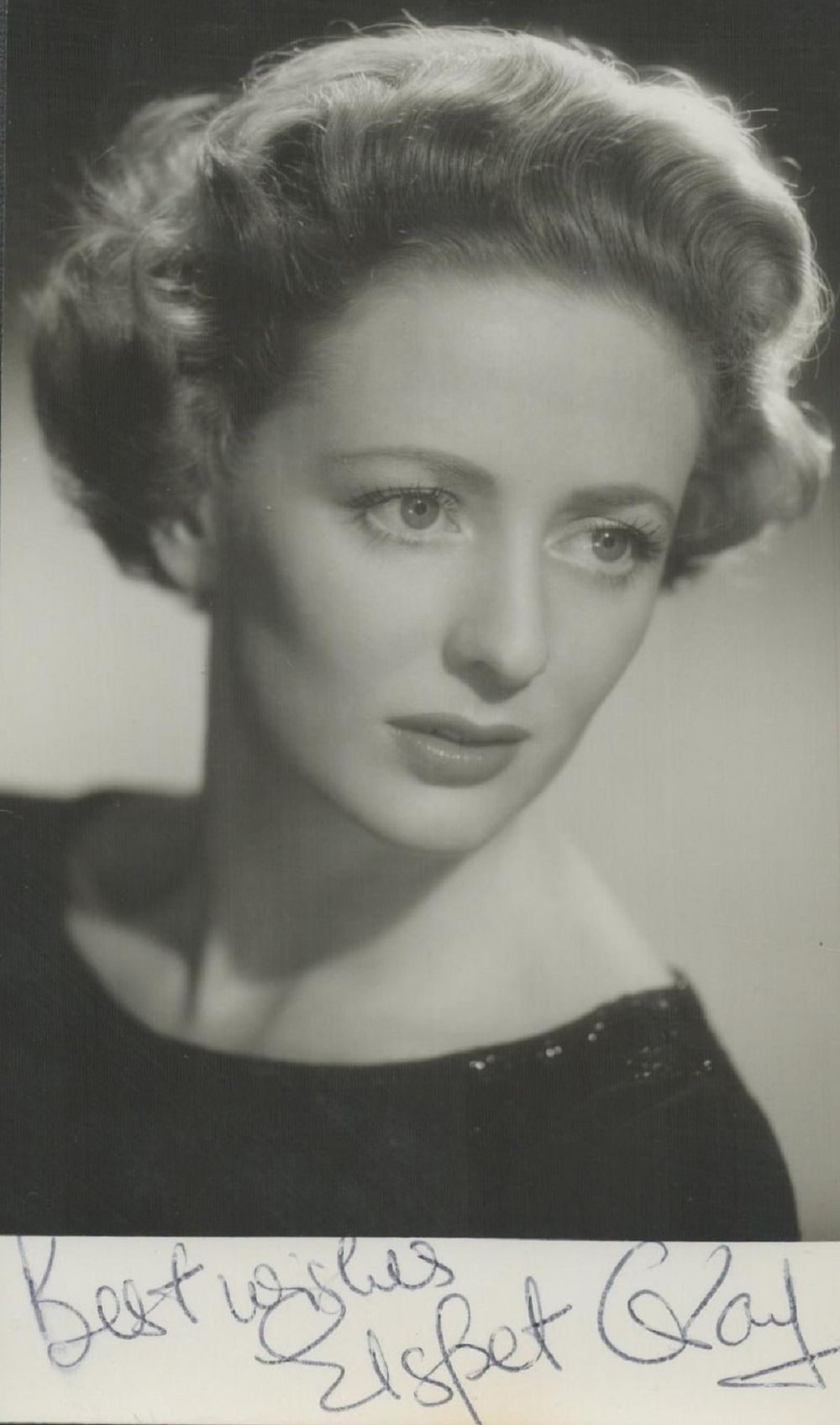 Lot 116: Elspet Gray signed 6x4 inch black and white...