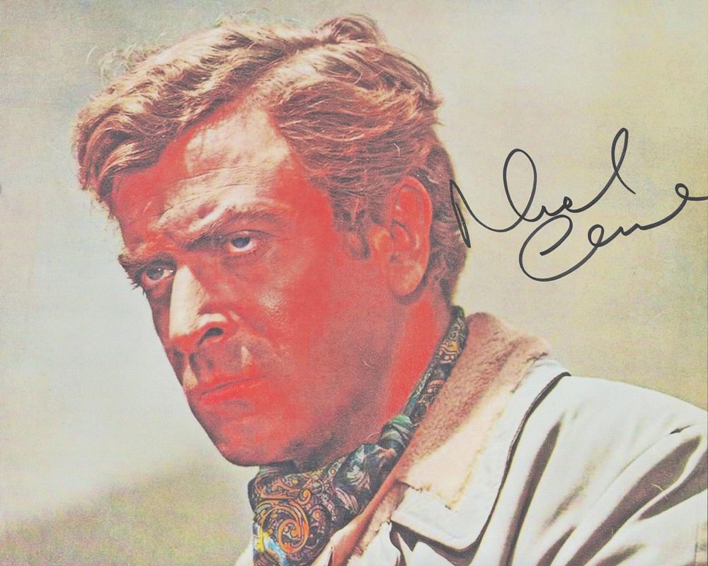 Lot 137: Michael Caine signed 10x8 inch colour photo. Good...