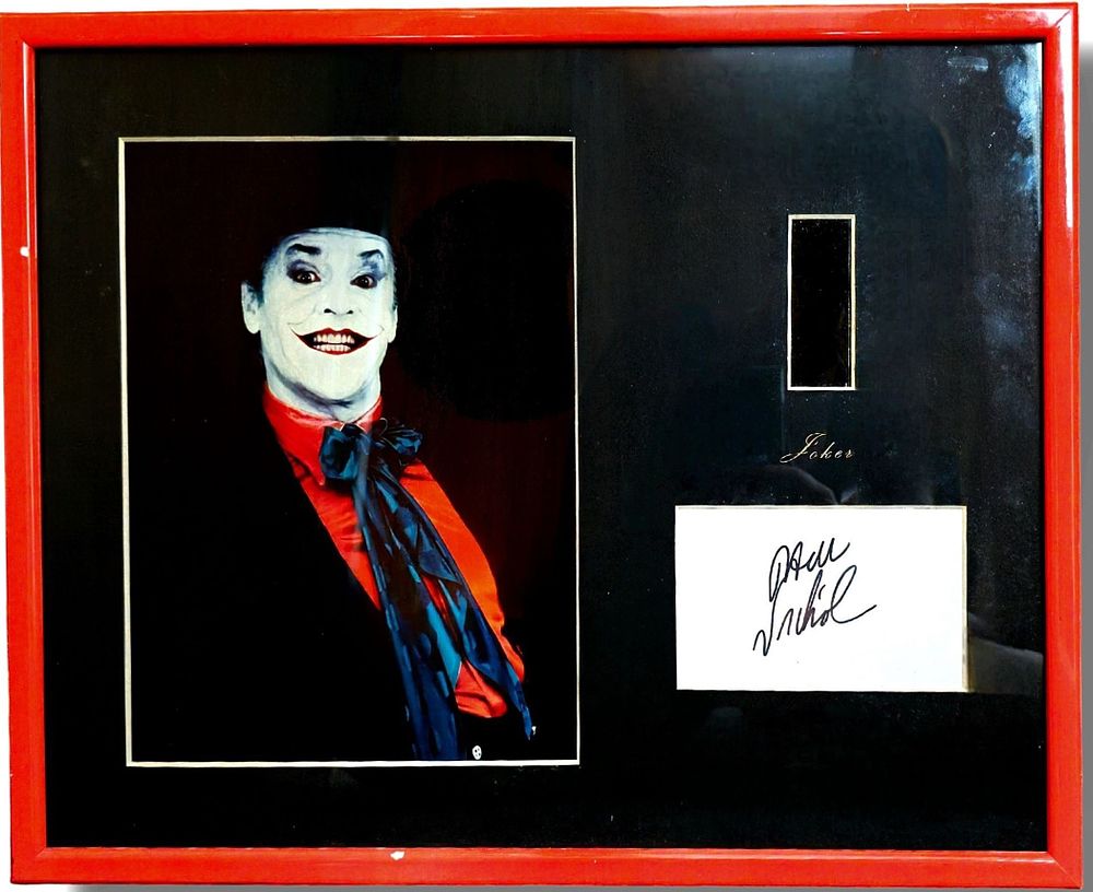 Lot 149: Jack Nicholson 18x13 inch overall framed and mounted...