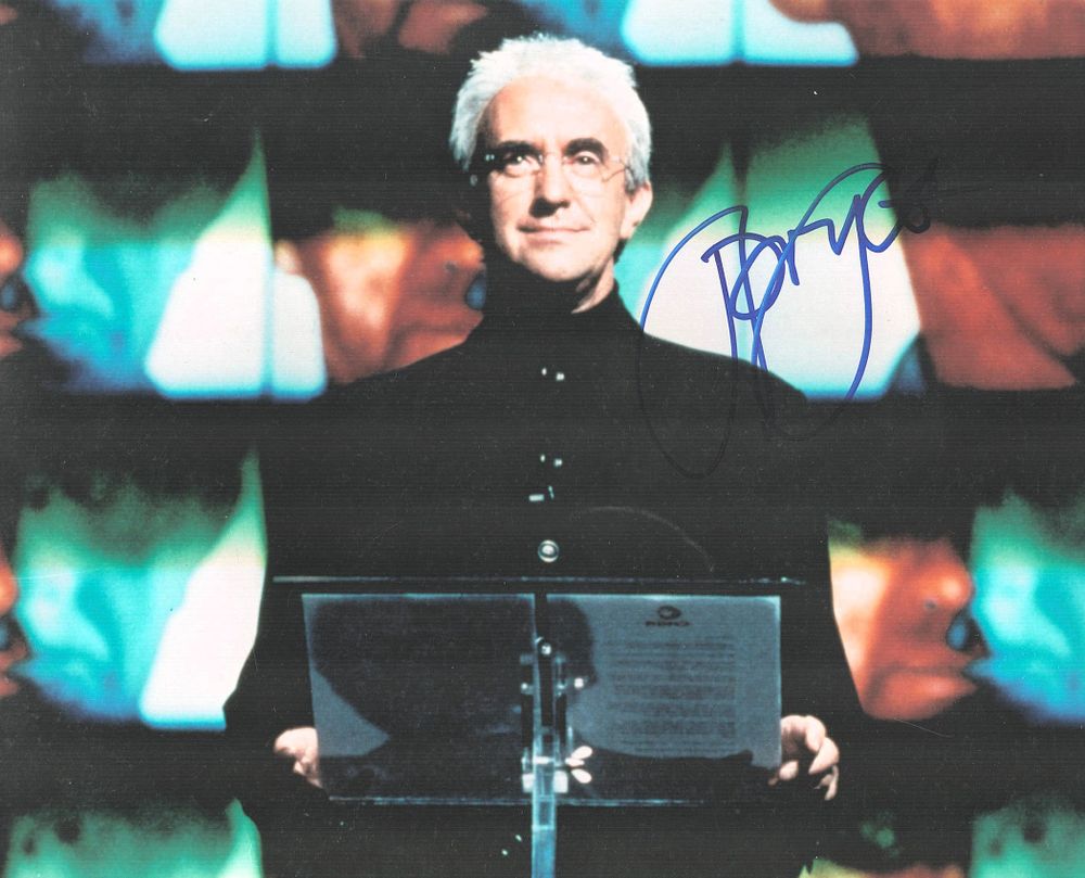Lot 169: Jonathan Pryce signed 10x8 inch James Bond Tomorrow...