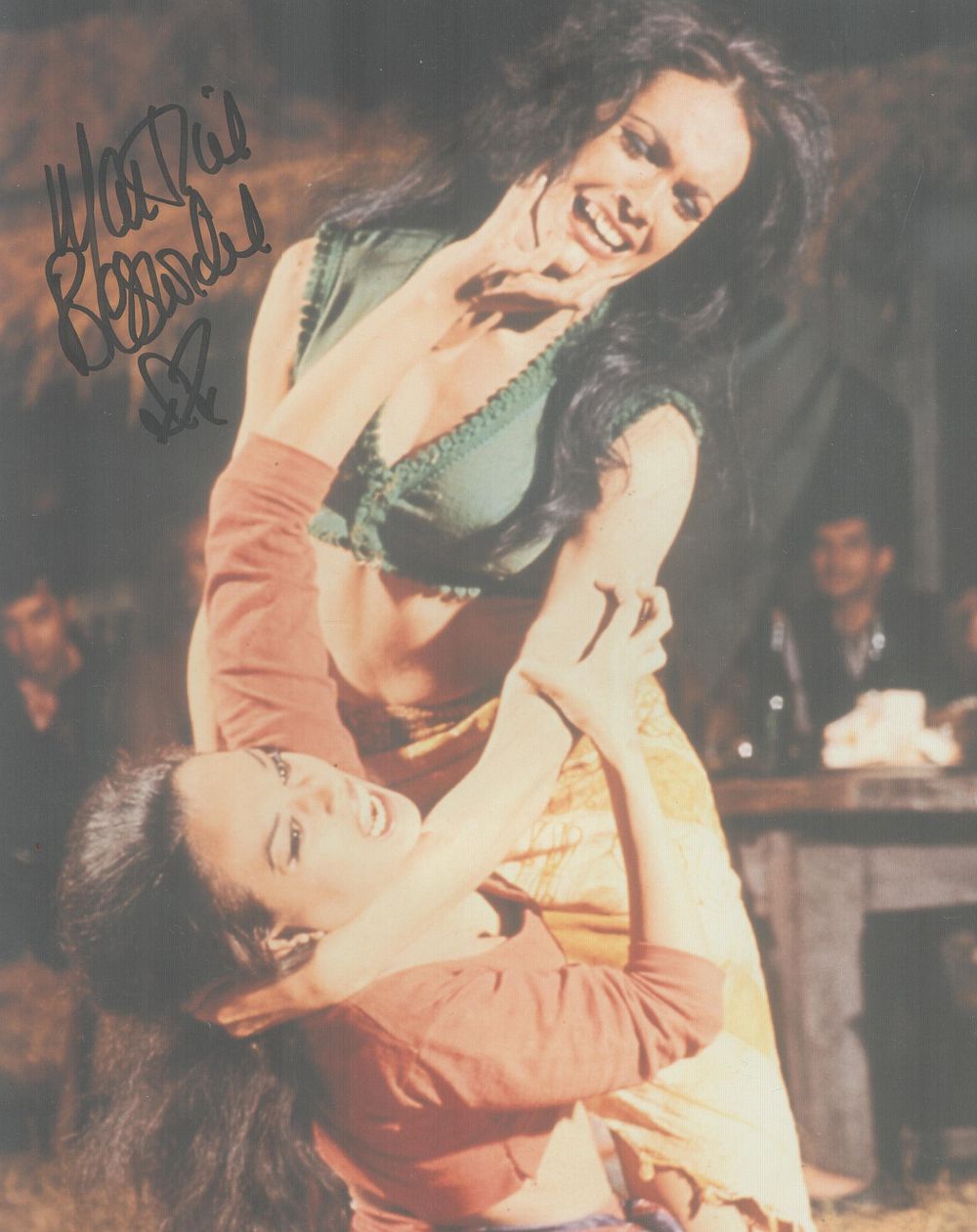 Lot 182: Martine Beswick signed 10x8 inch James Bond colour...