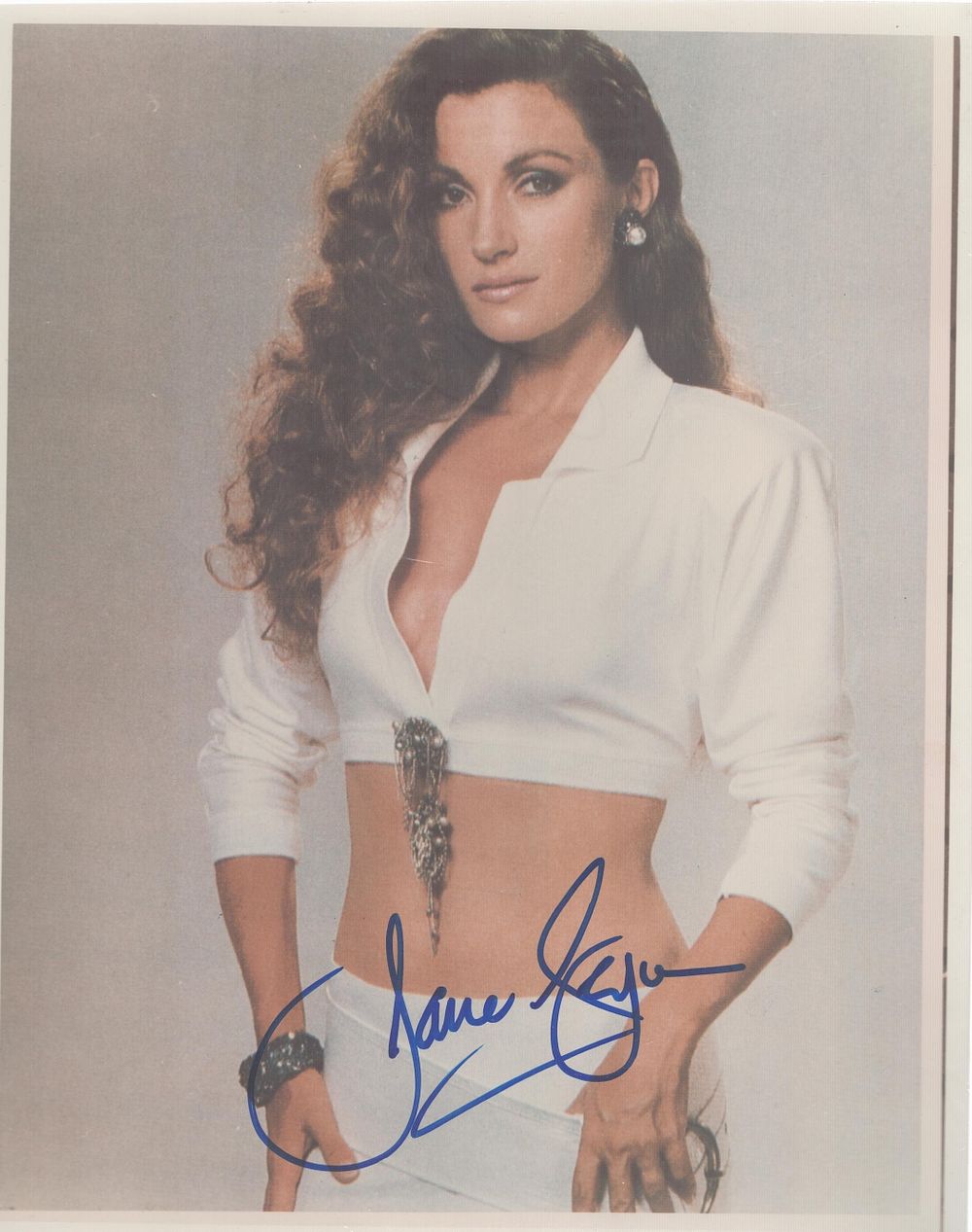 Lot 188: Jane Seymour signed 10x8 inch colour photo. Good...