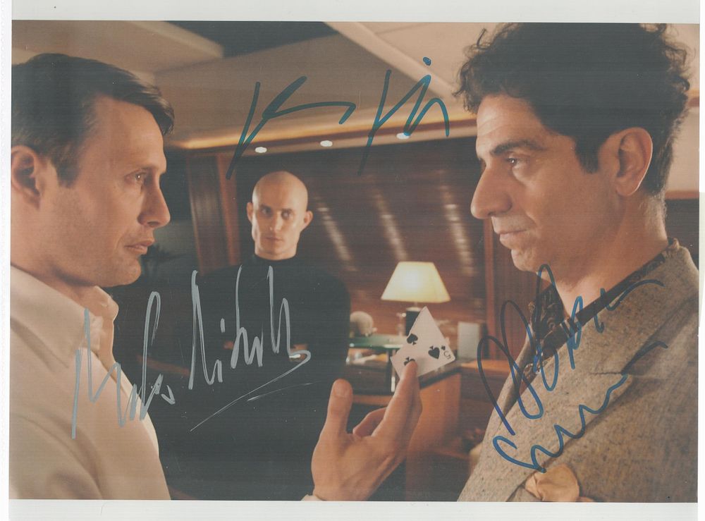 Lot 204: Mads Mikelsen, Simon Abkarian and Clemens Schick signed...