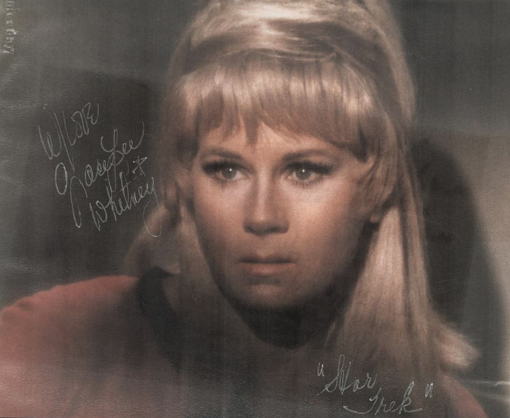 Lot 244: Grace Lee Whitney signed 10x8 inch colour photo....