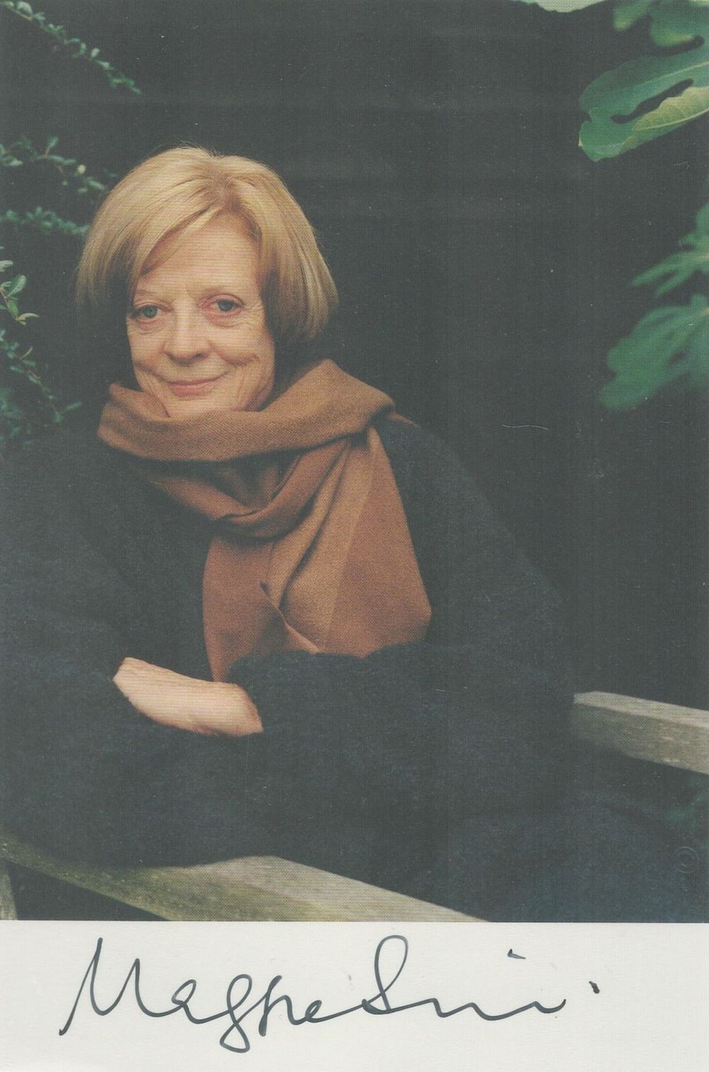 Lot 245: Maggie Smith signed 6x4 inch colour promo photo....