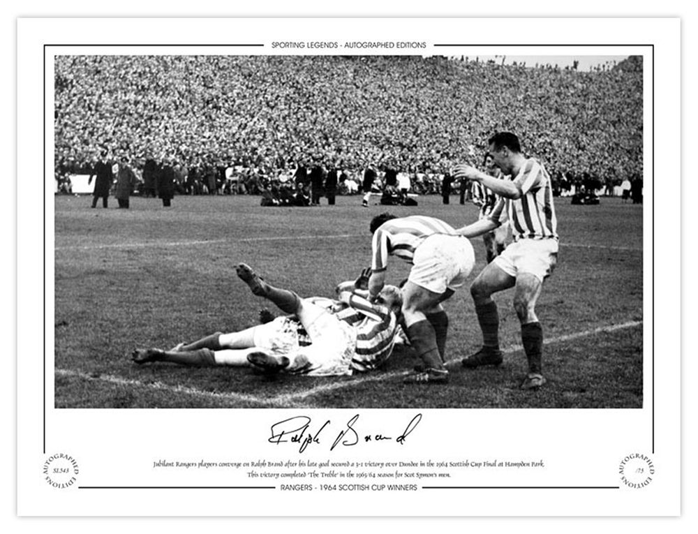 Lot 266: Autographed RALPH BRAND 16 x 12 Limited-Edition :...