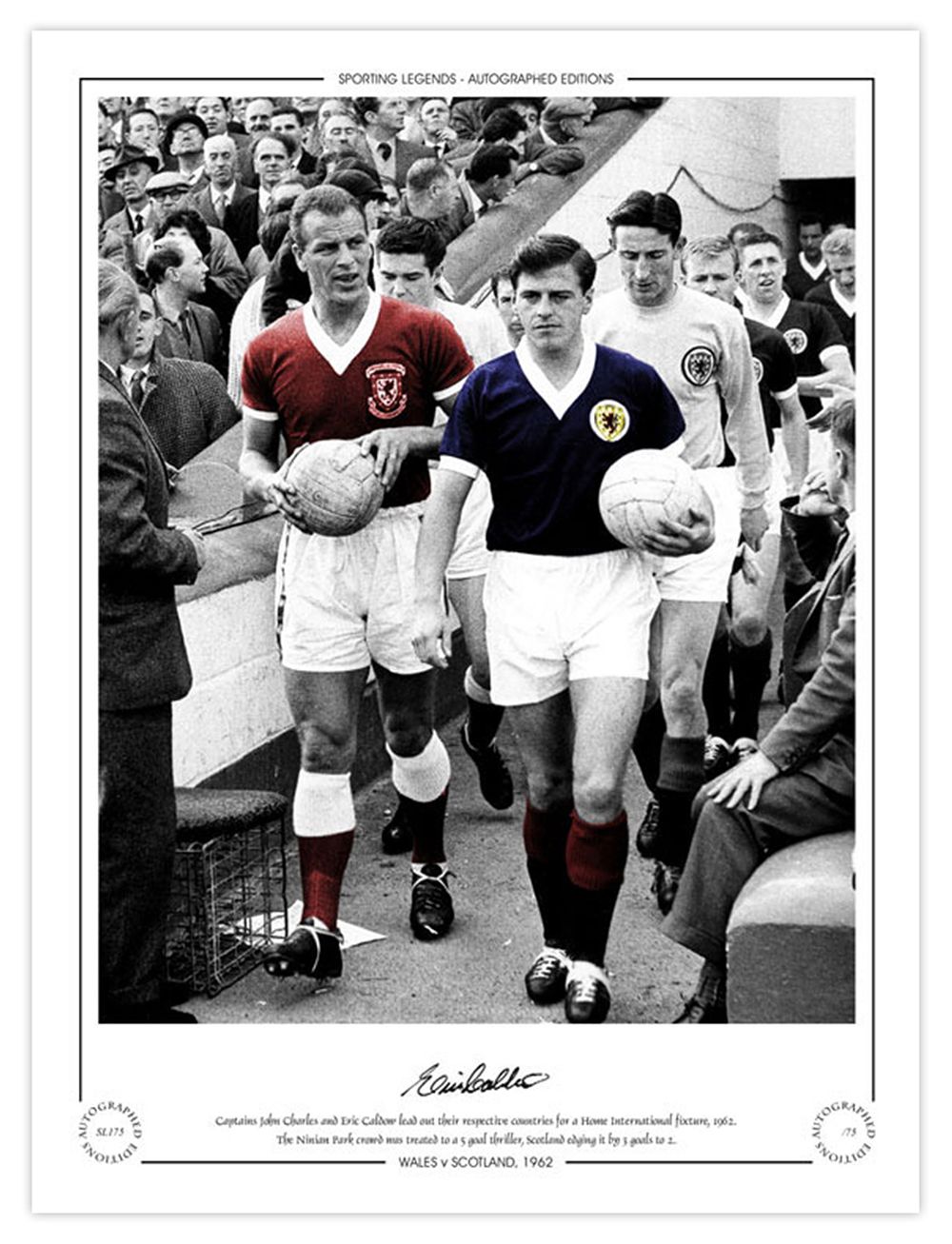 Lot 270: Autographed ERIC CALDOW 16 x 12 Limited-Edition :...