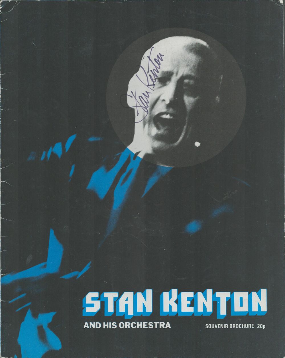 Lot 319: Stan Kenton signed Souvenir Brochure. Was an American...