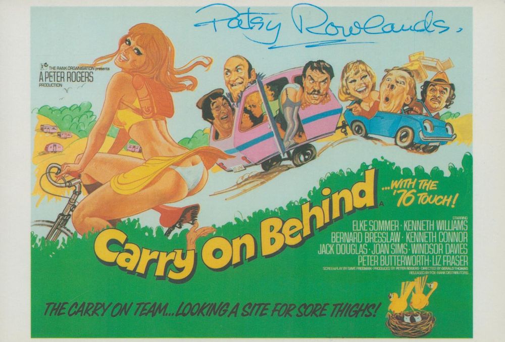 Lot 322: Patsy Rowlands signed promo. Colour photo 6x4 Inch....