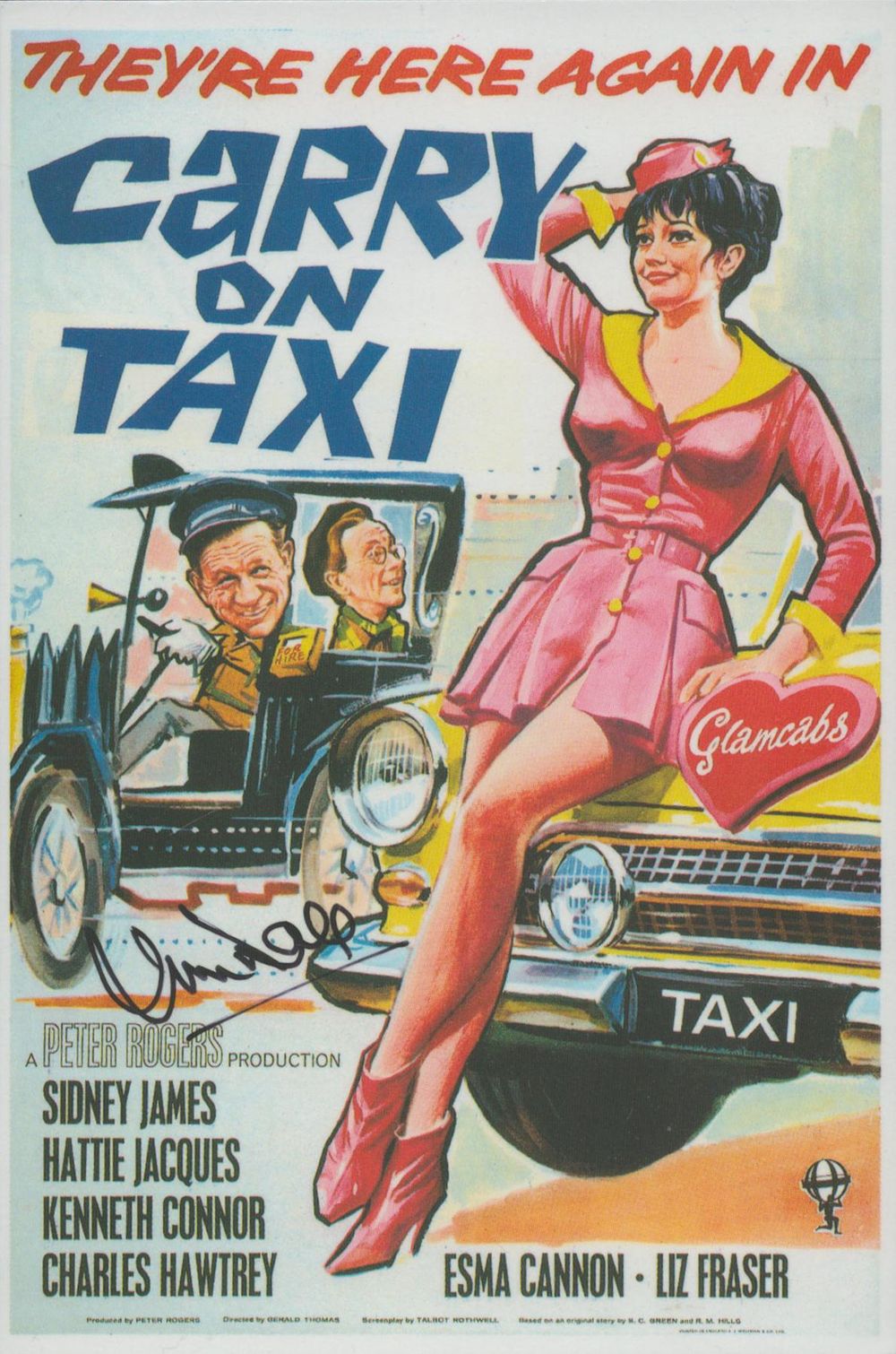 Lot 329: Jim Dale, MBE signed promo. Photo 6x4 Inch....