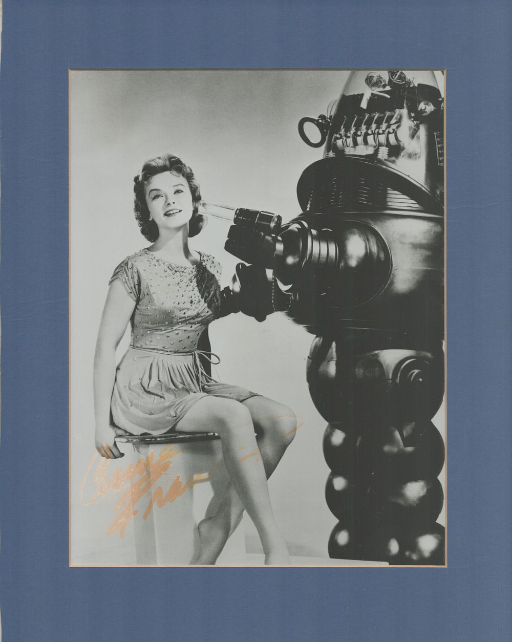 Lot 342: Anne Francis signed black & white photo Approx....