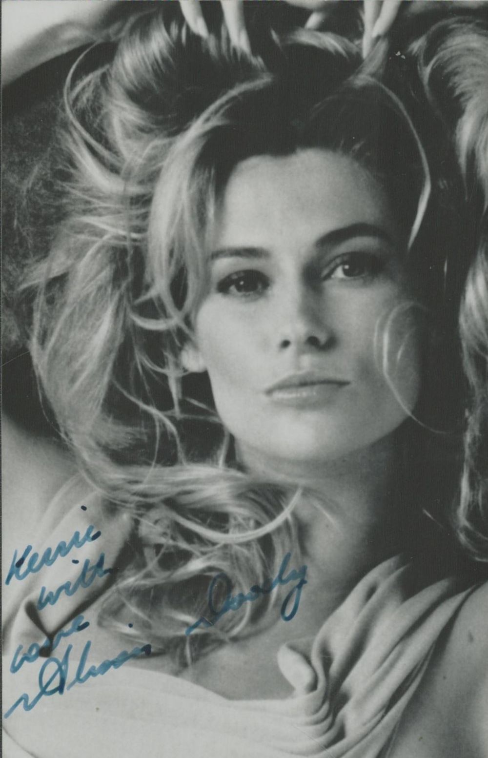 Lot 389: Alison Doody signed black & white photo 5.5x3.5...
