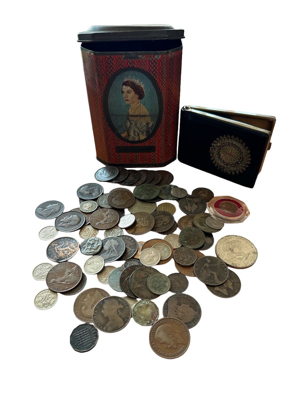 Lot 401: Vintage coin collection, good collection of vintage coins...