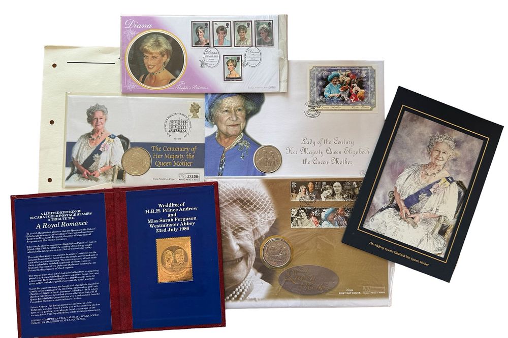 Lot 404: Royal Collection, Diana Princess of Wales stamp issue...