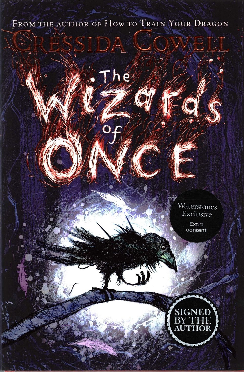 Lot 406: Cressida Cowell signed hardback book titled The Wizard...