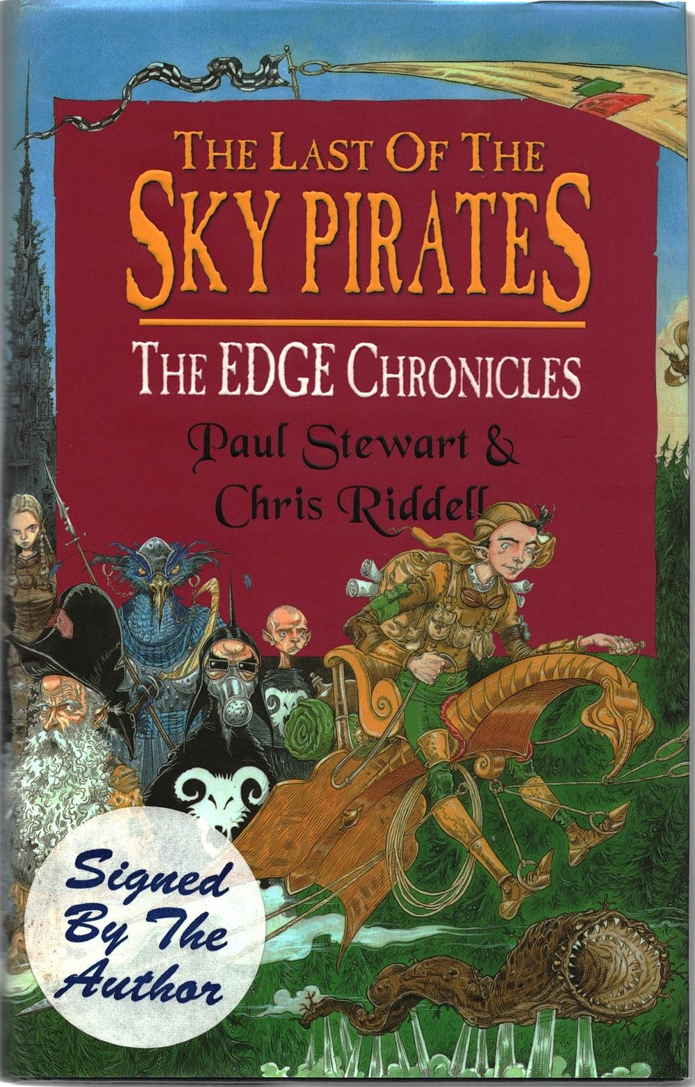Lot 408: Paul Stewart and Chris Riddell signed hardback book...