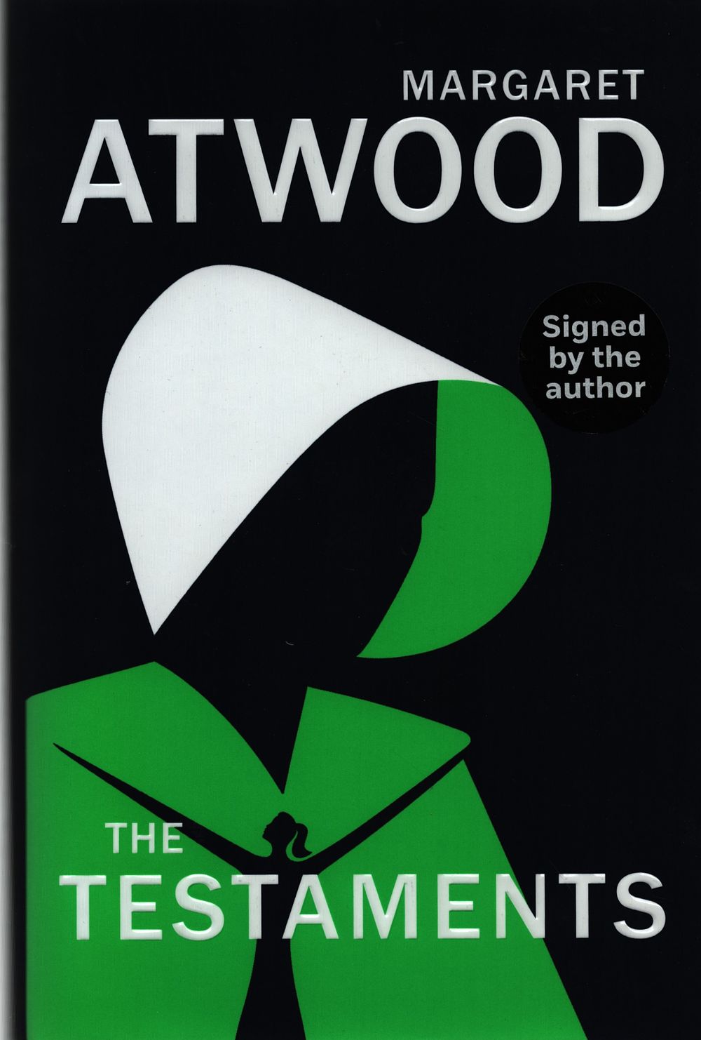 Lot 410: Margaret Atwood signed hardback book titled The Testaments,...