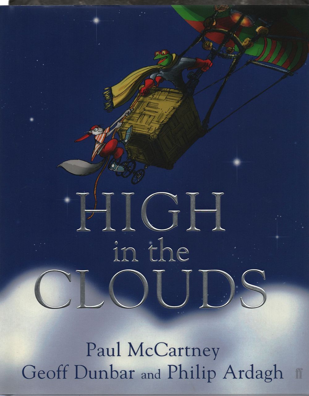 Lot 420: Philip Ardagh signed hardback book titled High in...