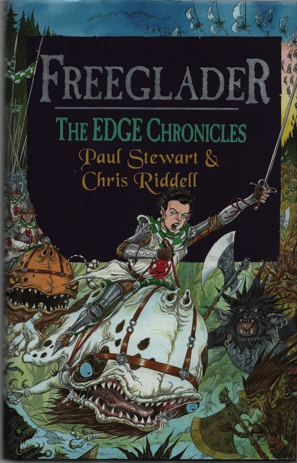 Lot 429: Paul Stewart and Chris Riddell signed hardback book...