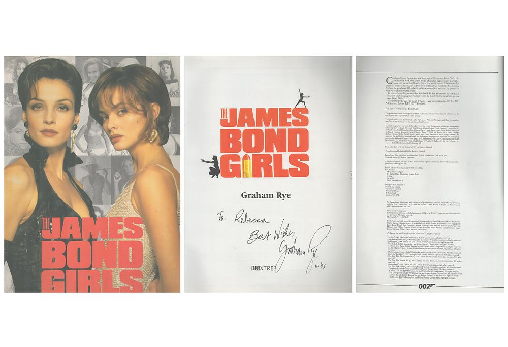 Lot 436: Graham Rye signed paperback book titled The James...