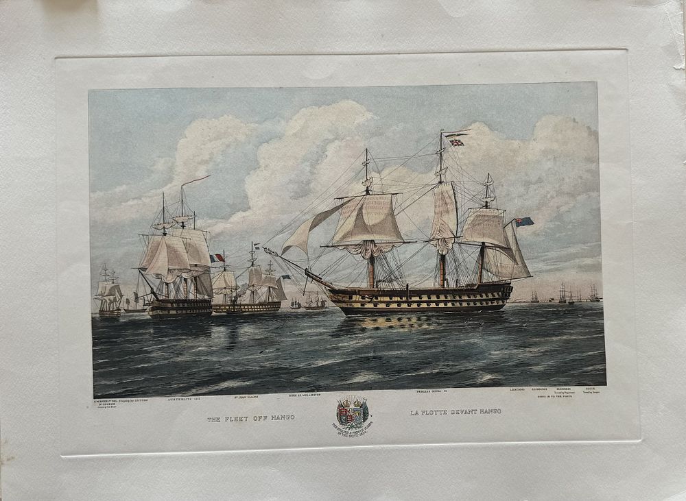 Lot 523: Brierly The Fleet off Hango, the English and...