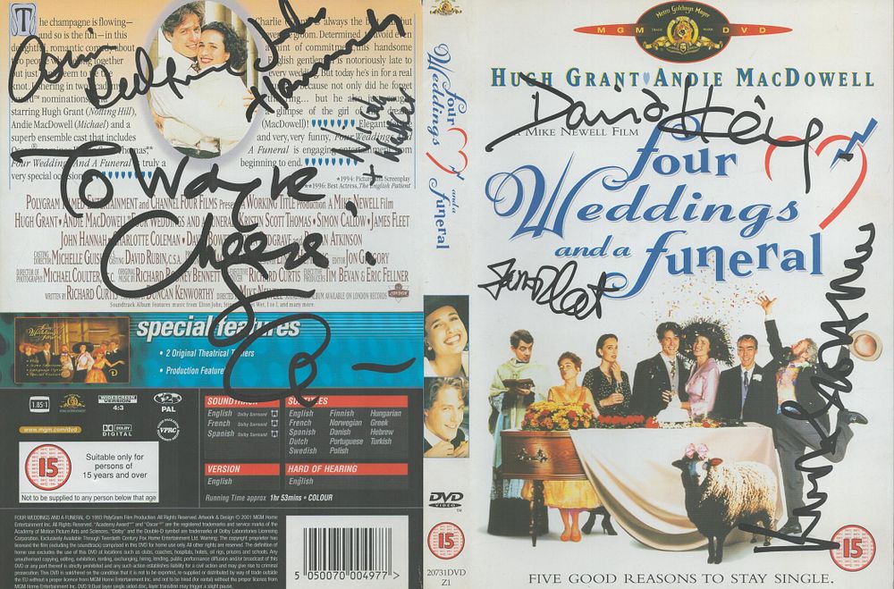 Lot 532: Kristin Scott Thomas, John Hannah, Simon Callow, David...