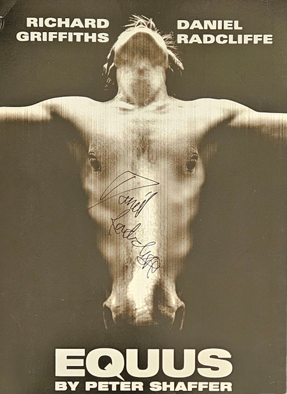 Lot 534: Daniel Radcliffe signed Equus: Play by Peter Shaffer...