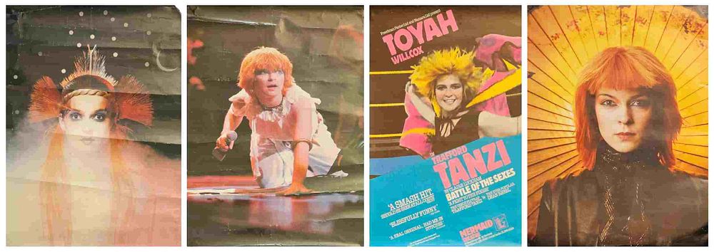 Lot 543: Toyah Willcox poster collection including 1 signed poster...