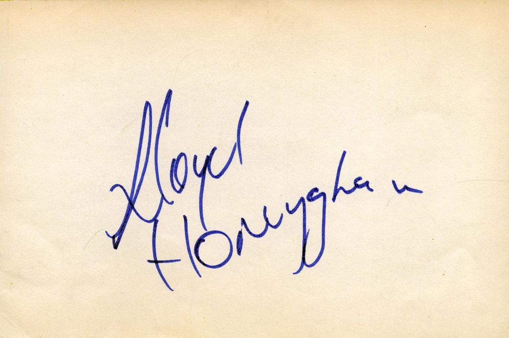 Lot 558: Boxer, Lloyd Honeyghan signed white card 6x4 Inch....
