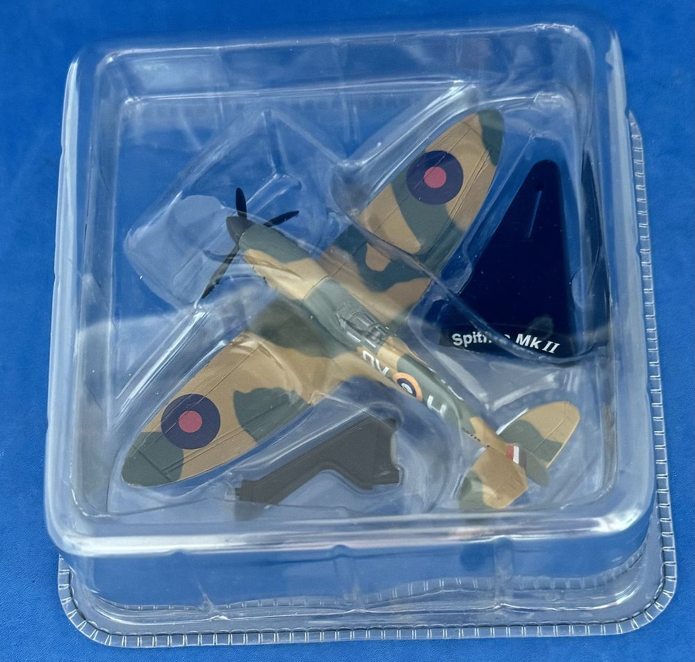 Lot 659: Diecast Spitfire MKII model plane, still in packaging...