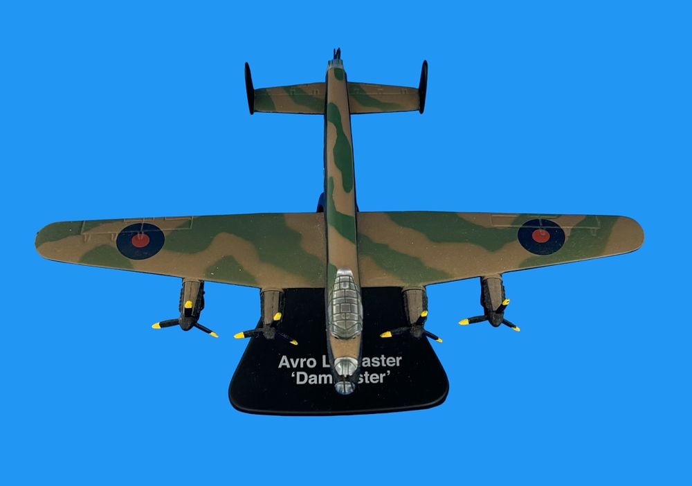 Lot 661: Diecast Avro Lancaster Dambuster bomber plane model, measures...