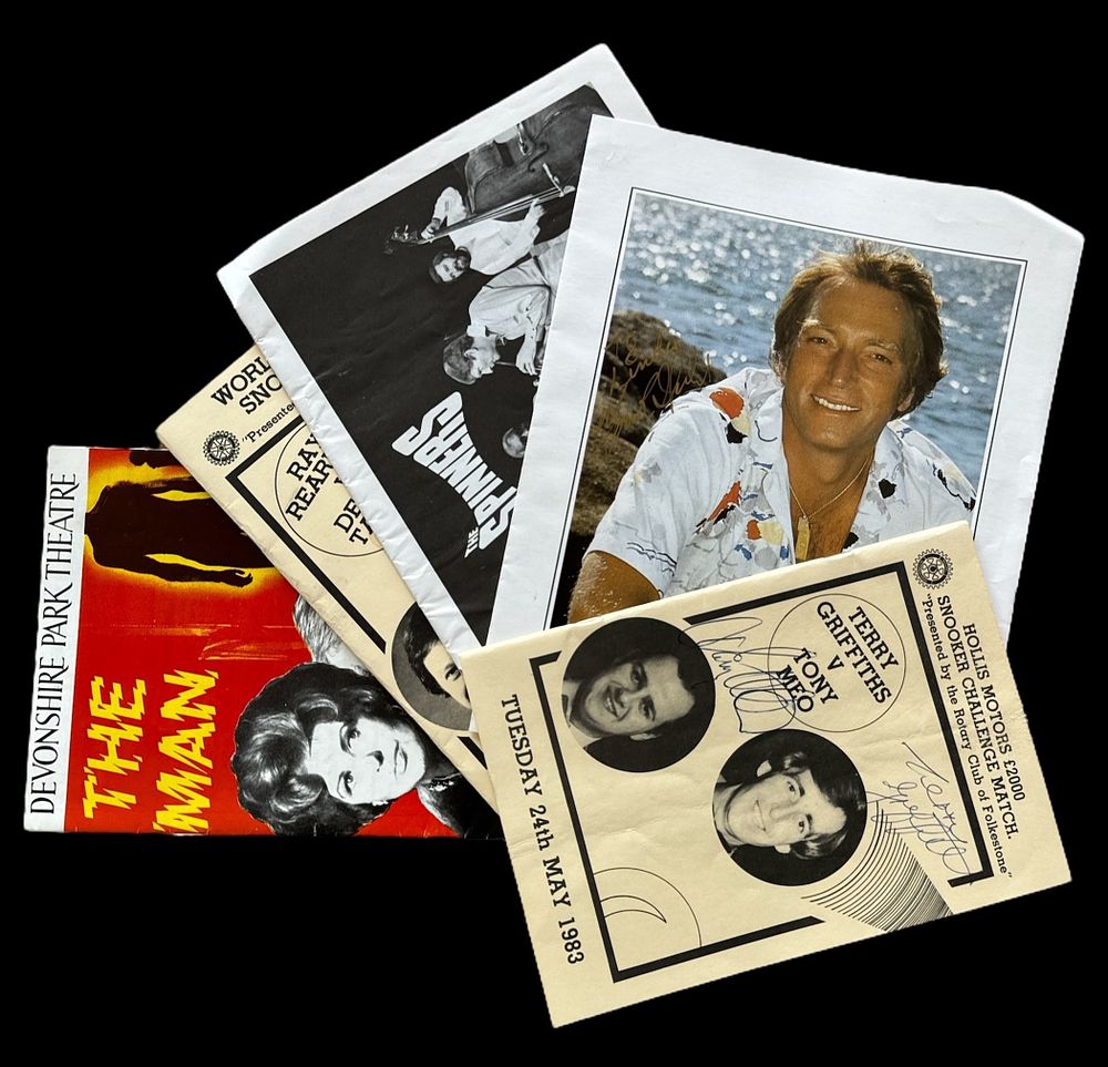 Lot 675: Collection of music and sport programmes signed and...