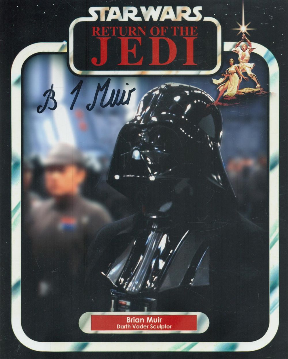 Lot 684: Brian Muir signed 10x8 inch Star Wars Return...