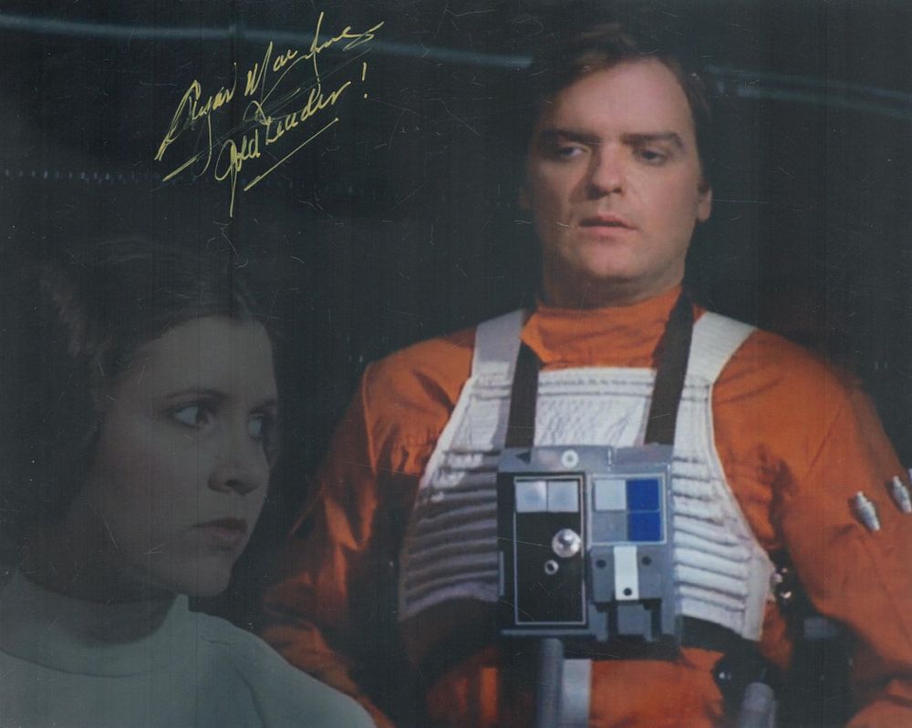 Lot 685: Angus MacInnes signed 10x8 inch Star Wars colour...