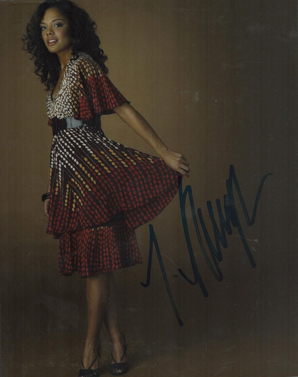 Lot 691: Tessa Thompson signed 10x8 inch colour photo. Good...