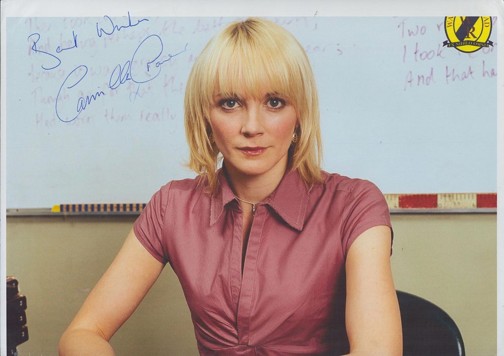 Lot 413: Camilla Power signed 12x8 inch colour photo. Good...